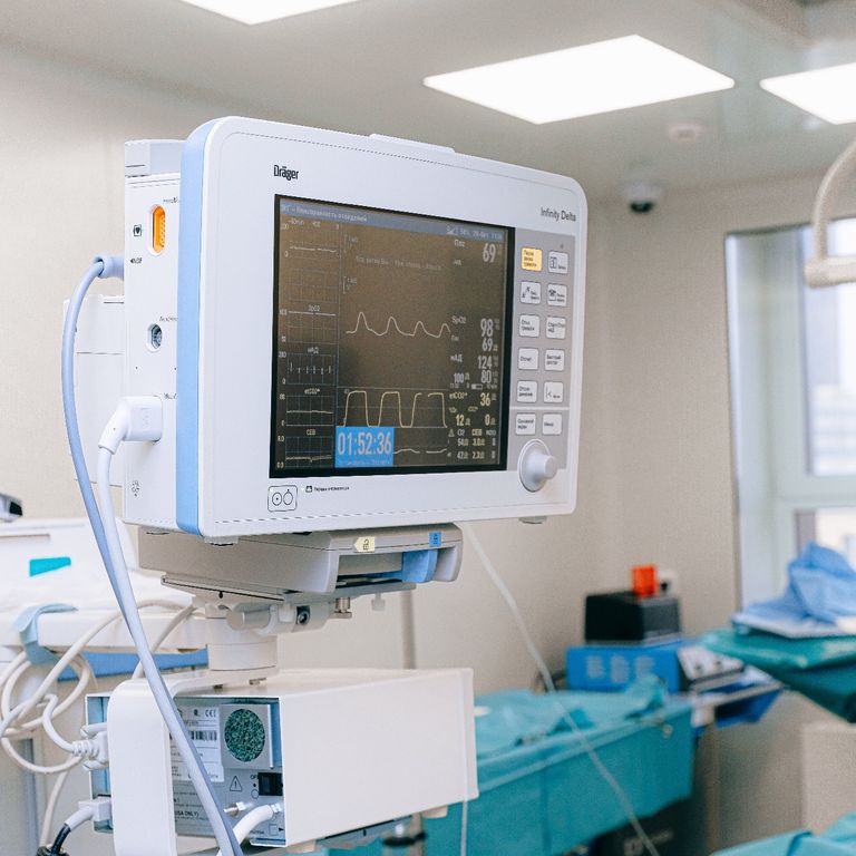 Bild eines EKG Monitors